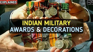 Awards And Decorations Of The Indian Armed Forces  Indian Military Awards Hindi [upl. by Nairdna]