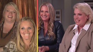 Sister Wives Stars Janelle and Christine REACT to First Interview Exclusive [upl. by Aklam]