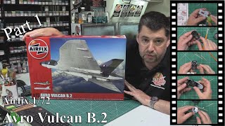 Airfix 172 Avro Vulcan Video Build Part 1 [upl. by Zul]