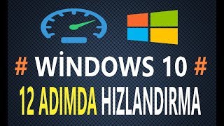 Windows 10 Hızlandırma Gereksiz uygulamaları kapatma [upl. by Priestley]