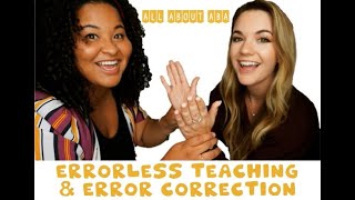 Errorless Teaching and Error Correction [upl. by Azaria]