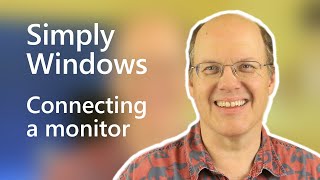 Windows 10  How to connect a monitor [upl. by Sesmar694]