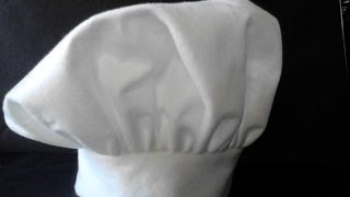 gorro de chef fieltro [upl. by Bishop]