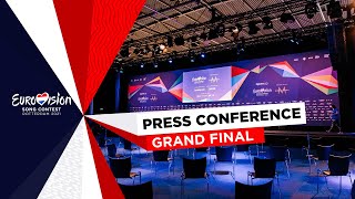 Eurovision Song Contest 2021  Grand Final  Press Conference [upl. by Atteyek]