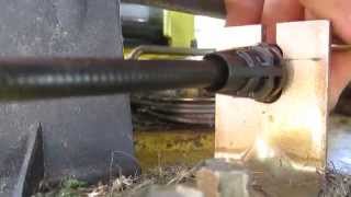 How To Change An Engauge Cable On A John Deere Mower [upl. by Santa]