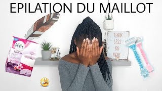 LE RASOIR OU LA CIRE Lépilation du maillot [upl. by Madigan373]