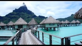 Overwater Bungalow At Le Meridien Resort Bora Bora  French Polynesia [upl. by Ailel]