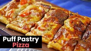 Simply Amazing Puff Pastry Pizza [upl. by Spratt]