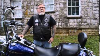 Outlaw motorcycle chapter holds memorial ride ceremony for one of their own [upl. by Eelame]