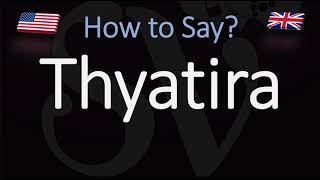 How to Pronounce Thyatira CORRECTLY [upl. by Auj]