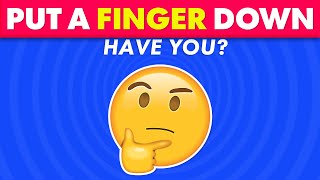 Put A Finger Down Questions Game [upl. by Tabber]