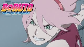 Sakura vs Shin  Boruto Naruto Next Generations [upl. by Binni121]