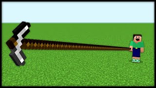 So I made pickaxes RIDICULOUSLY LONG ft Bandi Datapack [upl. by Innej]