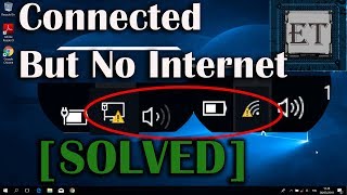 How To Fix WiFi Connected But No Internet Access Windows 10 8 7 [upl. by Pollerd]