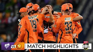 Marsh blazes undefeated Scorchers past Hurricanes  BBL11 [upl. by Ardnued]