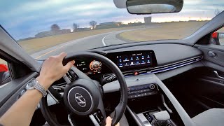 2021 Hyundai Elantra Limited  POV Driving Impressions [upl. by Violante]