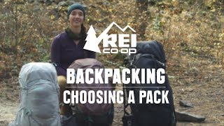 How to Choose Backpacking Packs  REI [upl. by Ahseia723]