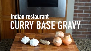 Indian restaurant curry base gravy [upl. by Leiruh]