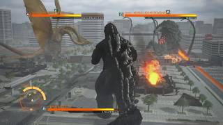 GODZILLA PS4  Godzilla vs Biollante vs King Ghidorah [upl. by Ellekram]