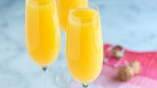 How to Make The Best Mimosa Recipe  Classic Mimosa Cocktail [upl. by Aropizt]