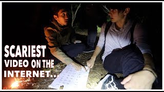 Ouija Board in Suicide Forest Aokigahara Japan scary [upl. by Gaal]