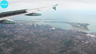 Air Canada A320 Beautifully Scenic Landing at Toronto Pearson Airport [upl. by Leid25]