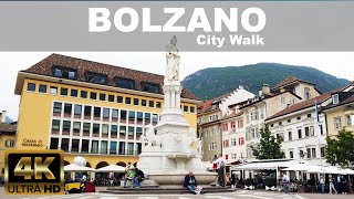 🇮🇹 BOLZANO Walking Tour  4K UHD ITALY [upl. by Areek621]