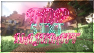 TOP 5 TXT PVP MINECRAFT [upl. by Laehcar]