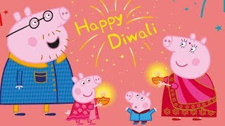 Peppa Pig in Hindi  Happy Diwali 🎉 हिंदी Kahaniya  Hindi Cartoons for Kids [upl. by Ninaj]