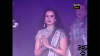 50th FilmFare m Rekha k Sath Jabardasti Dance [upl. by Callie]