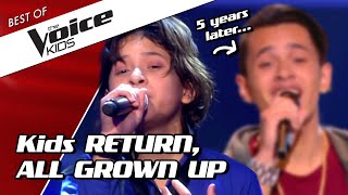 TOP 10  SHOCKING RETURNS of kids as ADULTS in The Voice [upl. by Christmann]