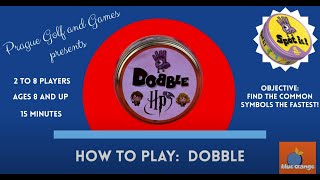 How to Play DOBBLE or SPOT IT [upl. by Wilkins104]