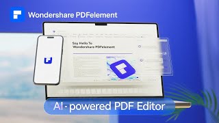 Handle PDF Smartly with Wondershare PDFelement AI [upl. by Nobel60]