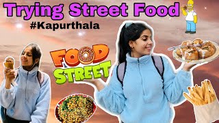 Trying Kapurthala Street Food  Simranjit Kaur [upl. by Alemak]