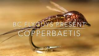 quotCopperbaetisquot Mayfly Nymph Fly Pattern [upl. by Suiluj]