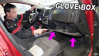 FORD EDGE GLOVE BOX REPLACEMENT REMOVAL HOW TO REMOVE GLOVE BOX [upl. by Anaya]