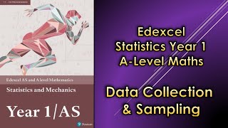 Edexcel A Level Maths Statistics 1  Data Collection amp Sampling [upl. by Aeet842]