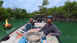 Remote Mangrove Island Camping  Trapping Crabs  CCC [upl. by Etnohs767]