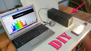 How to Make DIY Spectrometer  Optical spectrum analyzer  Light analysis [upl. by Rollin351]