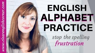 How to Say English Letters American English Alphabet Pronunciation [upl. by Mandle]