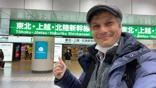 Catching the Shinkansen from Tokyo Station to Tohoku [upl. by Barbour632]