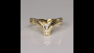 14K Yellow Gold and Diamond Ring [upl. by Warfeld]