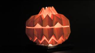 Origami Jack O Lantern Tomohiro Tachi  Halloween 🎃 [upl. by Welker]