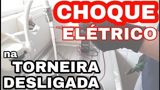 RISCO de CHOQUE ELÉTRICO mesmo com a TORNEIRA DESLIGADA [upl. by Ainaznat]