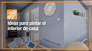 Ideas para pintar el interior de casa  Pintura  The Home Depot Mx [upl. by Sieracki]