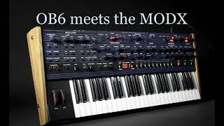 Free OB6 Library for the Yamaha MODX and MONTAGE [upl. by Dewey813]