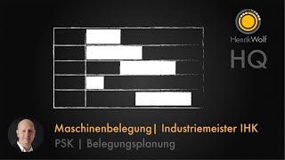 Maschinenbelegungsplanung und CPM  Industriemeister IHK HQ  MIKP Industriemeister IHK [upl. by Cordier]