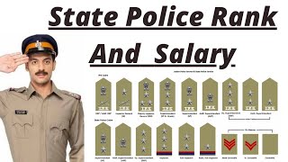 State Police Rank And Salary How To Recognize Rank And Badge Of Indian Police राज्य पुलिस के Rank। [upl. by Eirtemed]