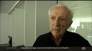 Musée Soulages  Interview de Pierre Soulages Toulouse [upl. by Cullie]