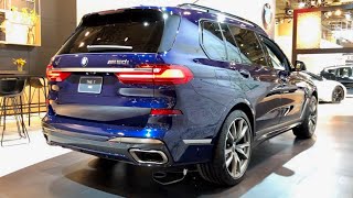 2022 BMW X7 M50i Tanzanite Blue Metallic 523HP  InDepth Video Walk Around [upl. by Bodi]